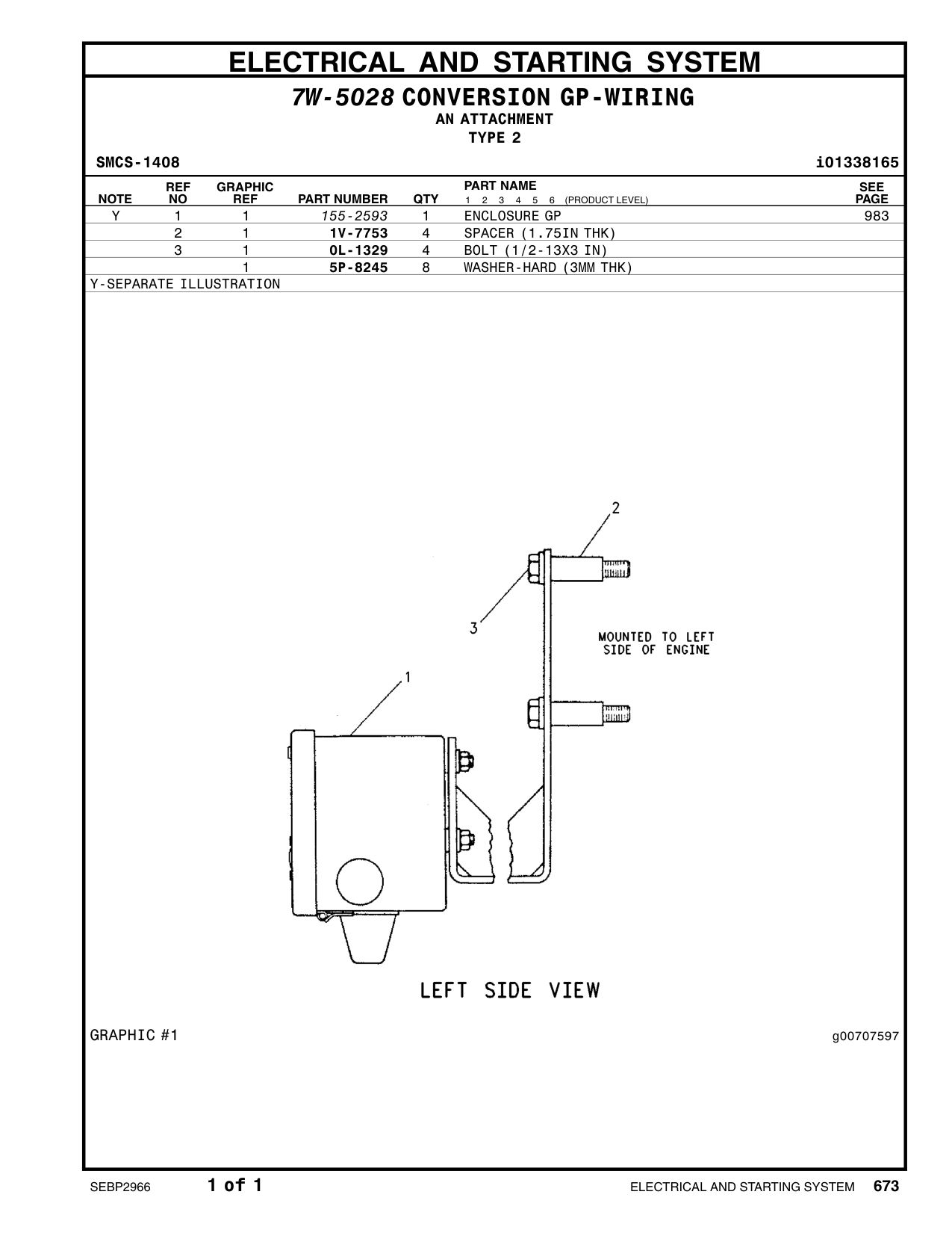 155-2593 - ENCLOSURE GP
