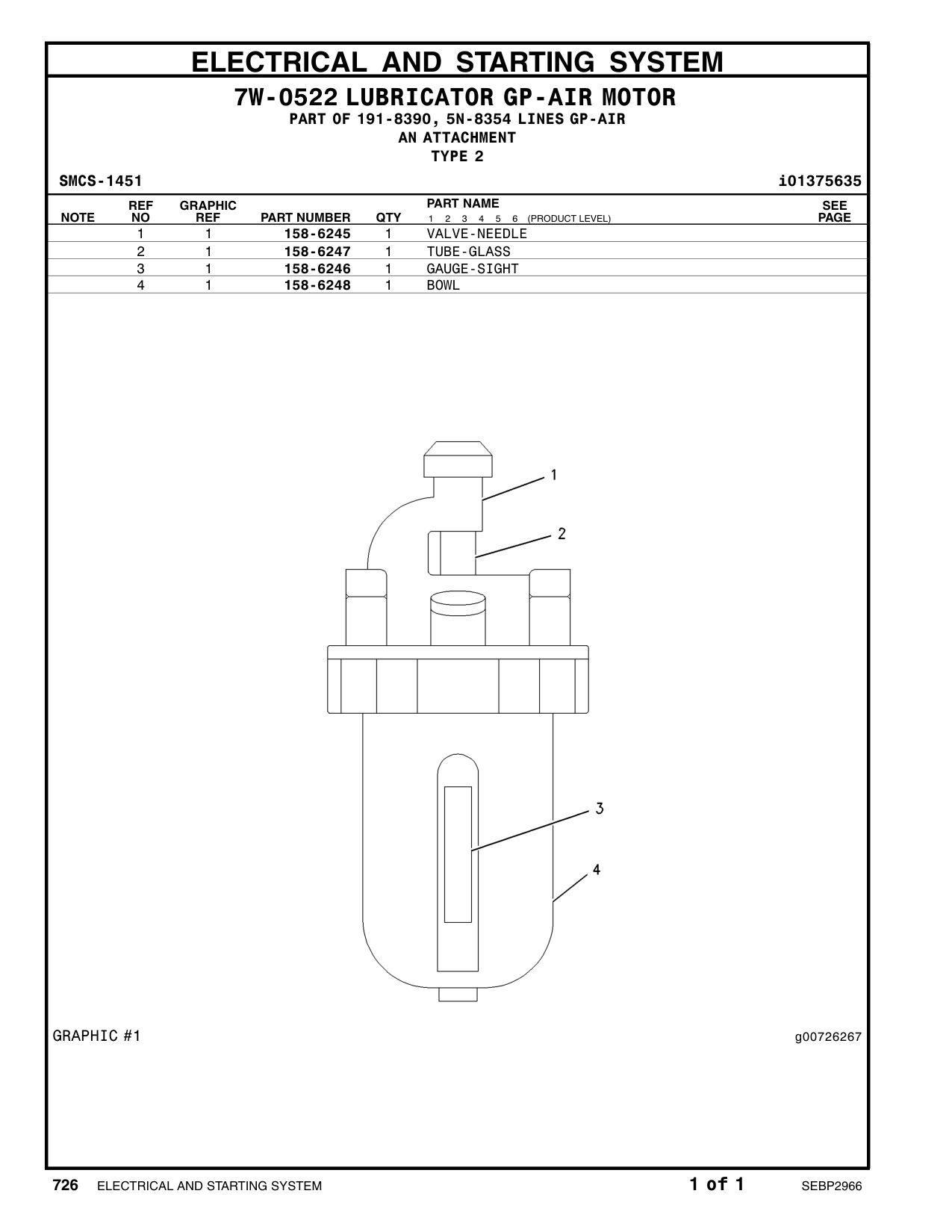 158-6248 BOWL CAT parts manual diagram