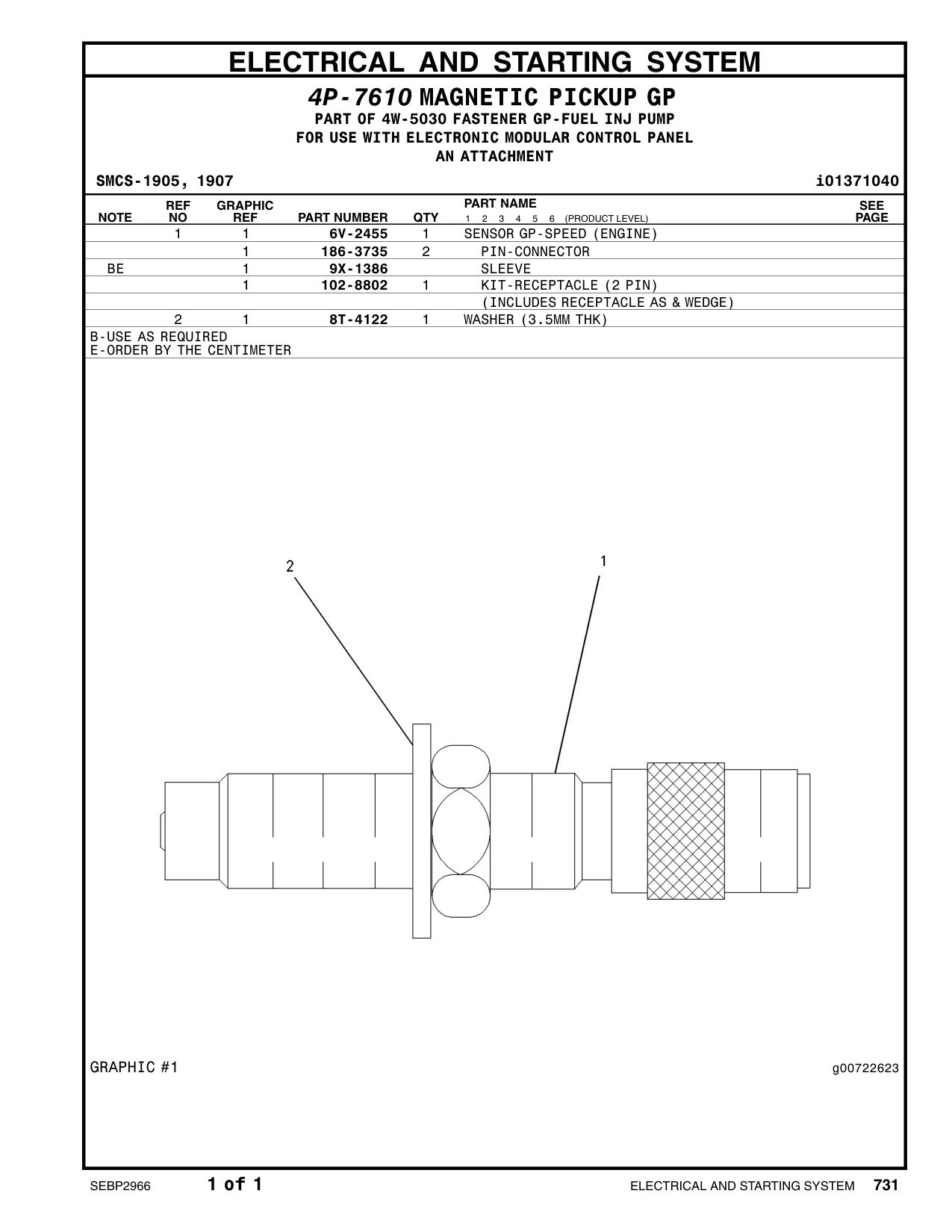 186-3735 - PIN-CONNECTOR (16-GA TO 18-GA)
