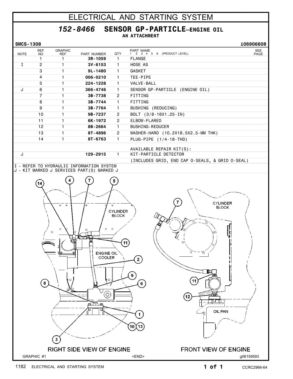 3B-7738 FITTING CAT parts manual diagram