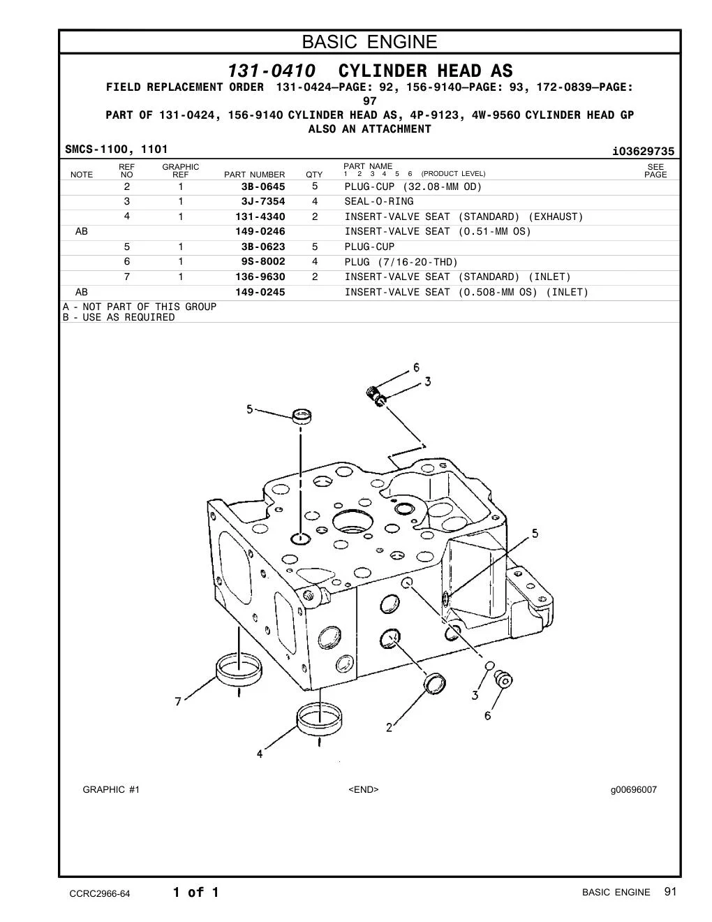149-0245 - INSERT-VALVE SEAT (0.508-MM OS) (INLET)