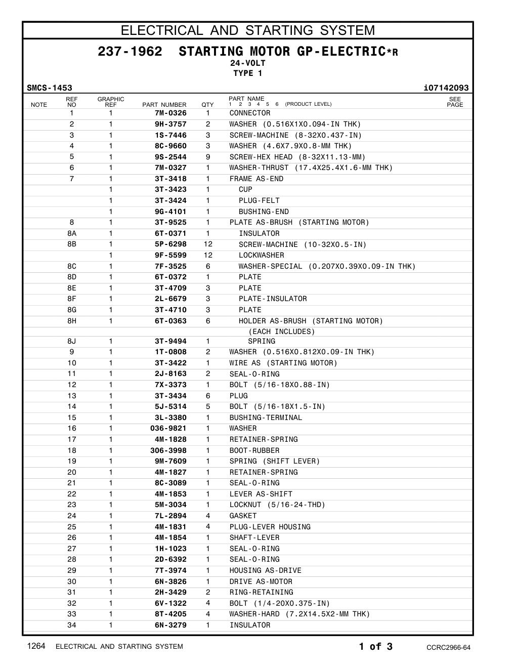 1T-0808 WASHER (0.516X0.812X0.09-IN THK) CAT parts manual diagram
