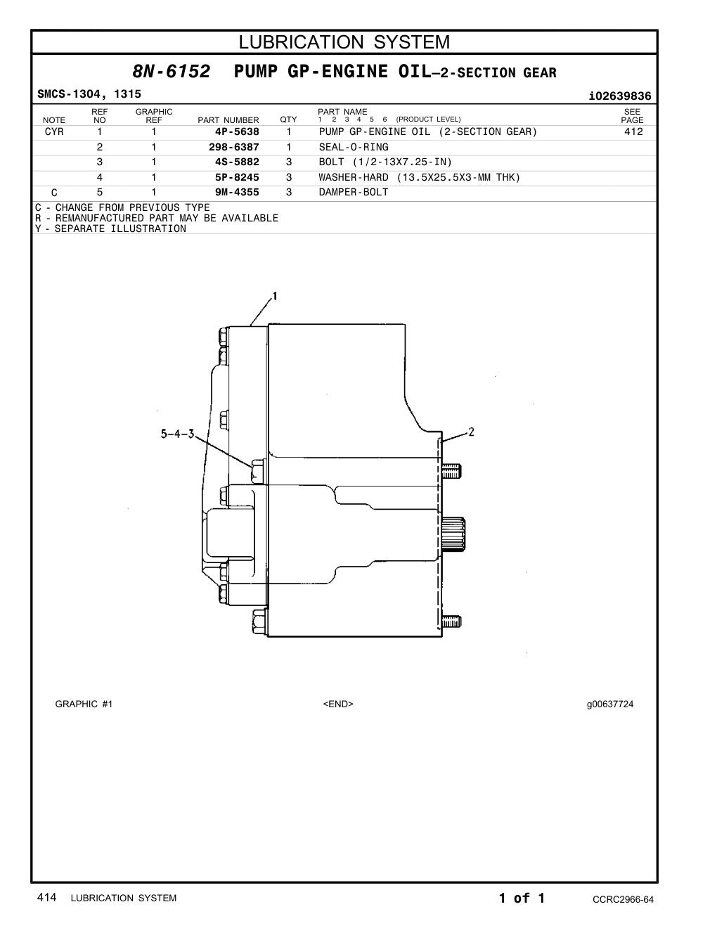 298-6387 SEAL-O-RING CAT parts manual diagram
