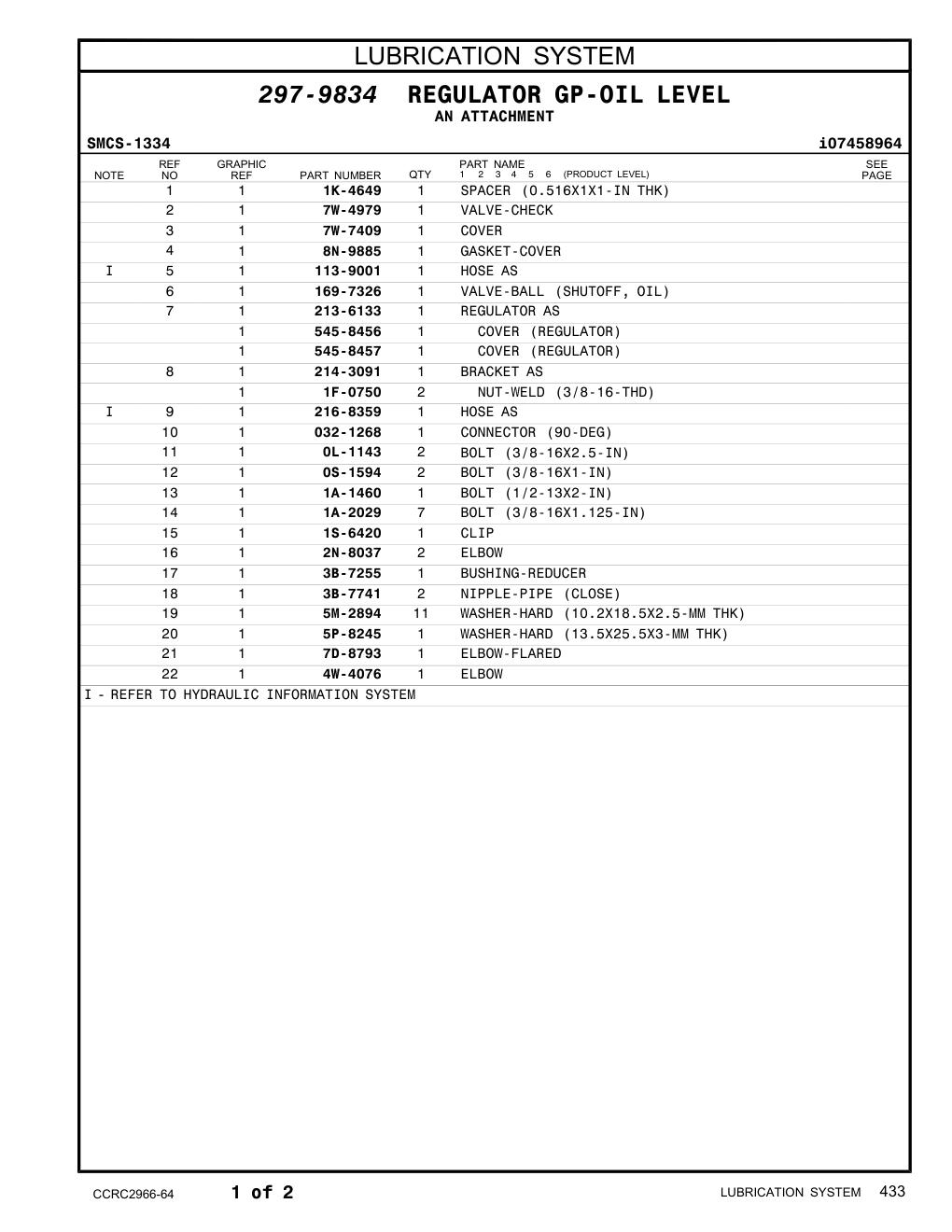 1S-6420 CLIP CAT parts manual diagram