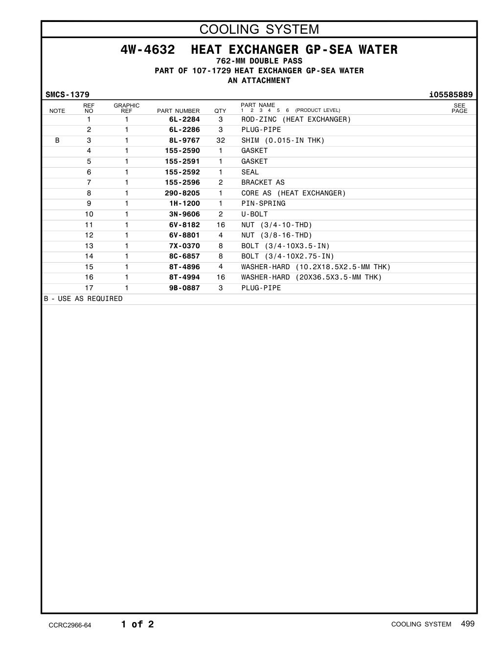 290-8205 - CORE AS (HEAT EXCHANGER)