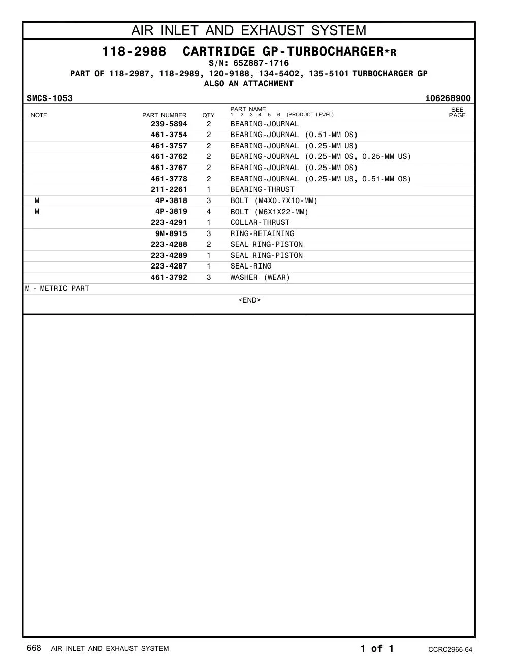 4P-3819 - BOLT (M6X1X22-MM)