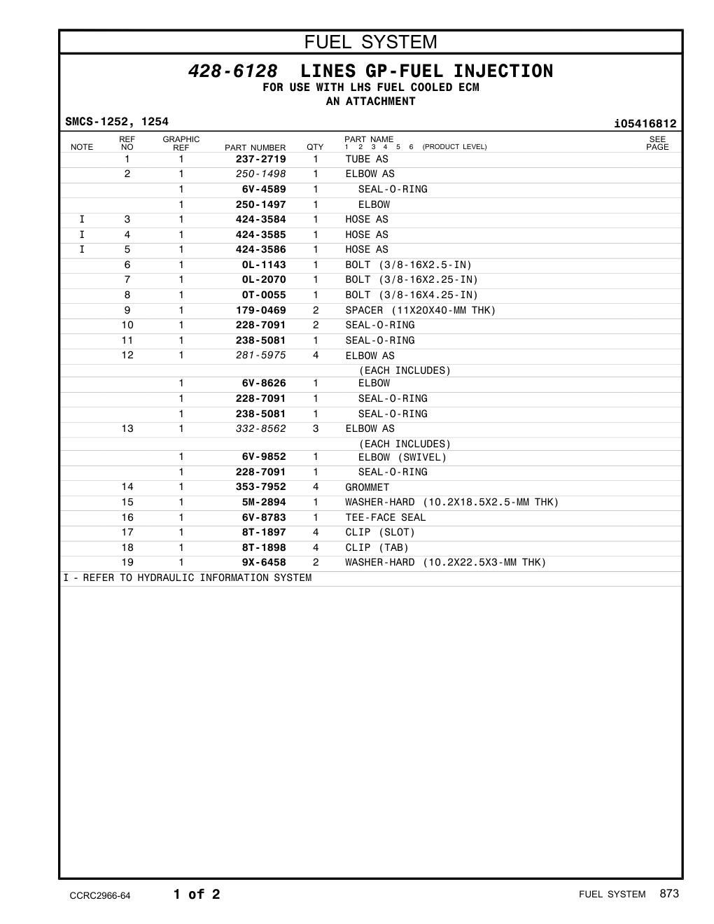 6V-8783 TEE-FACE SEAL CAT parts manual diagram