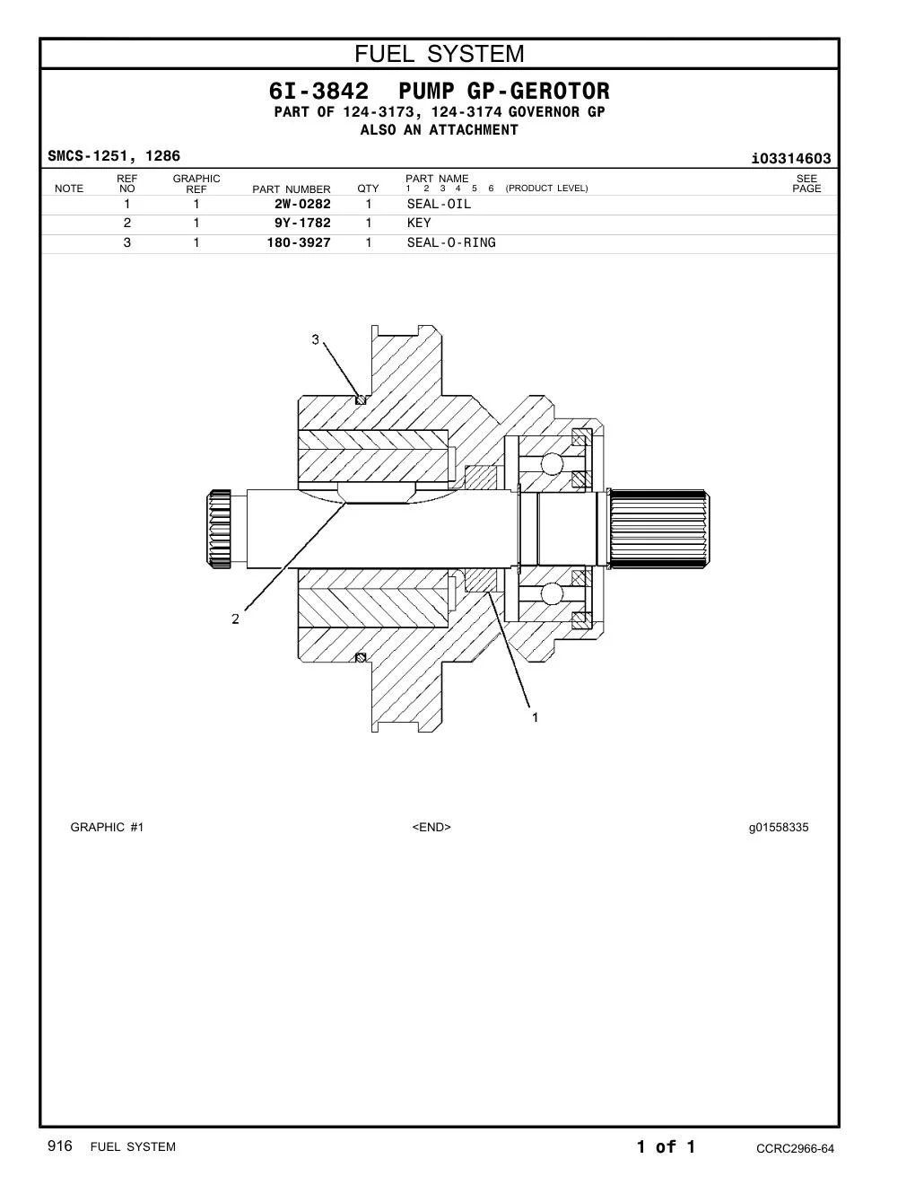 180-3927 - SEAL-O-RING