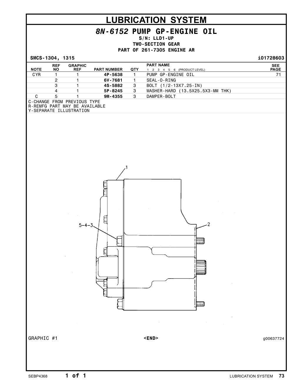 6V-7681 - SEAL-O-RING (164.69MM ID)