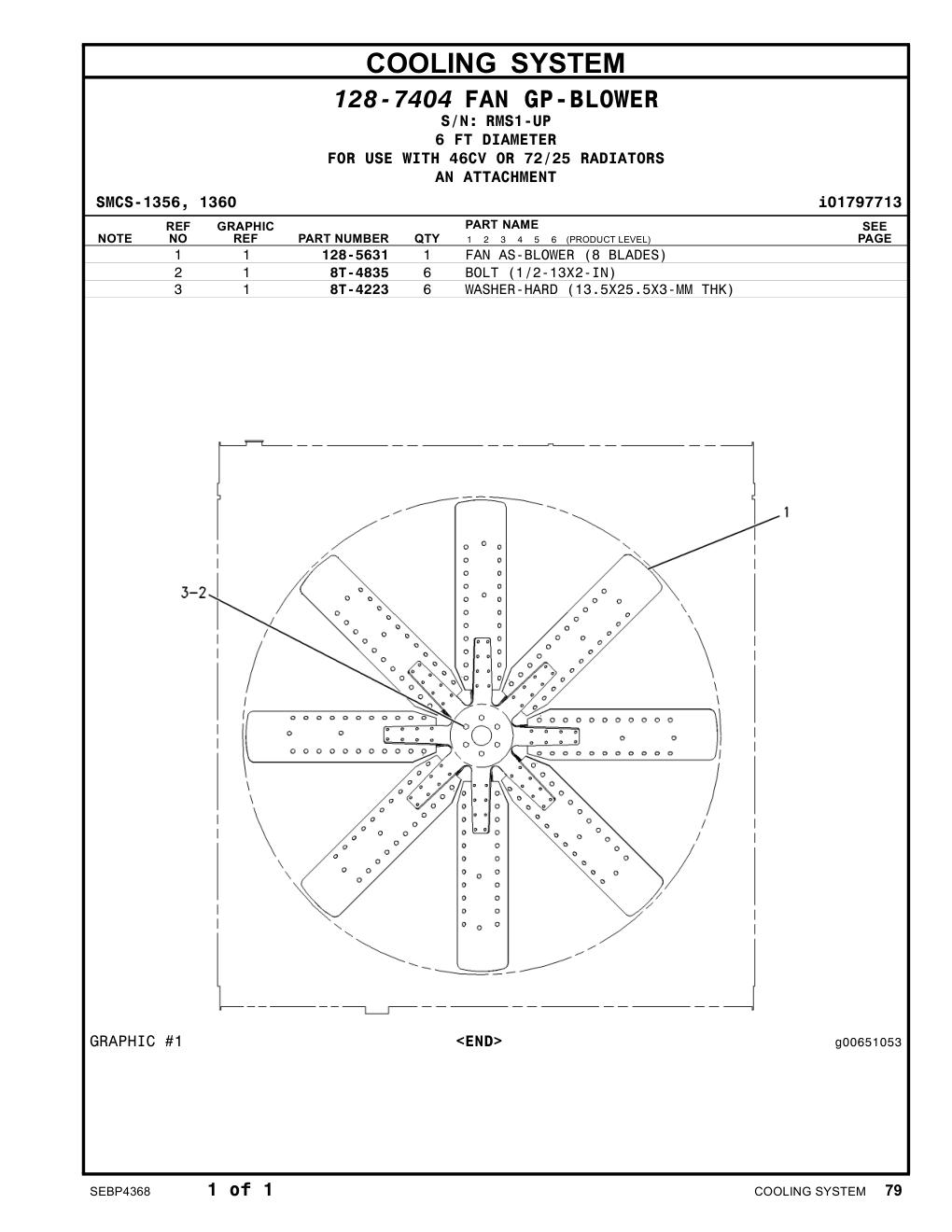 8T-4835 - BOLT (1/2-13X2-IN)