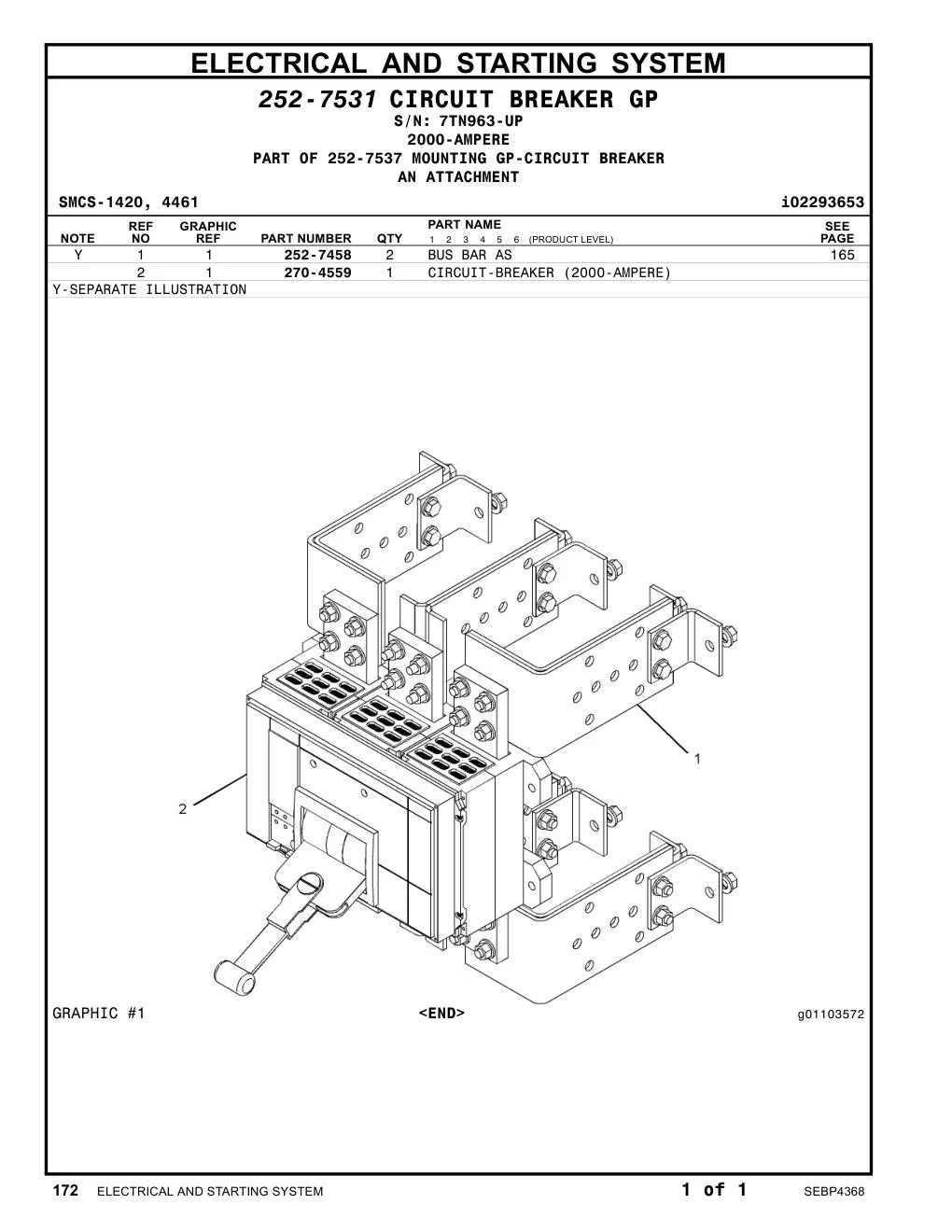 270-4559 - CIRCUIT-BREAKER (2000-AMPERE)