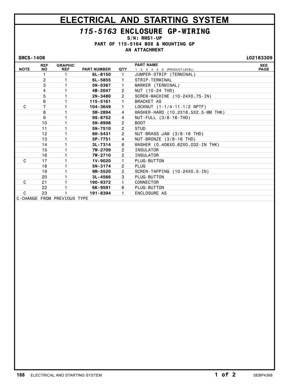 104-3649 - LOCKNUT (1-1/4-11-1/2 NPTF)