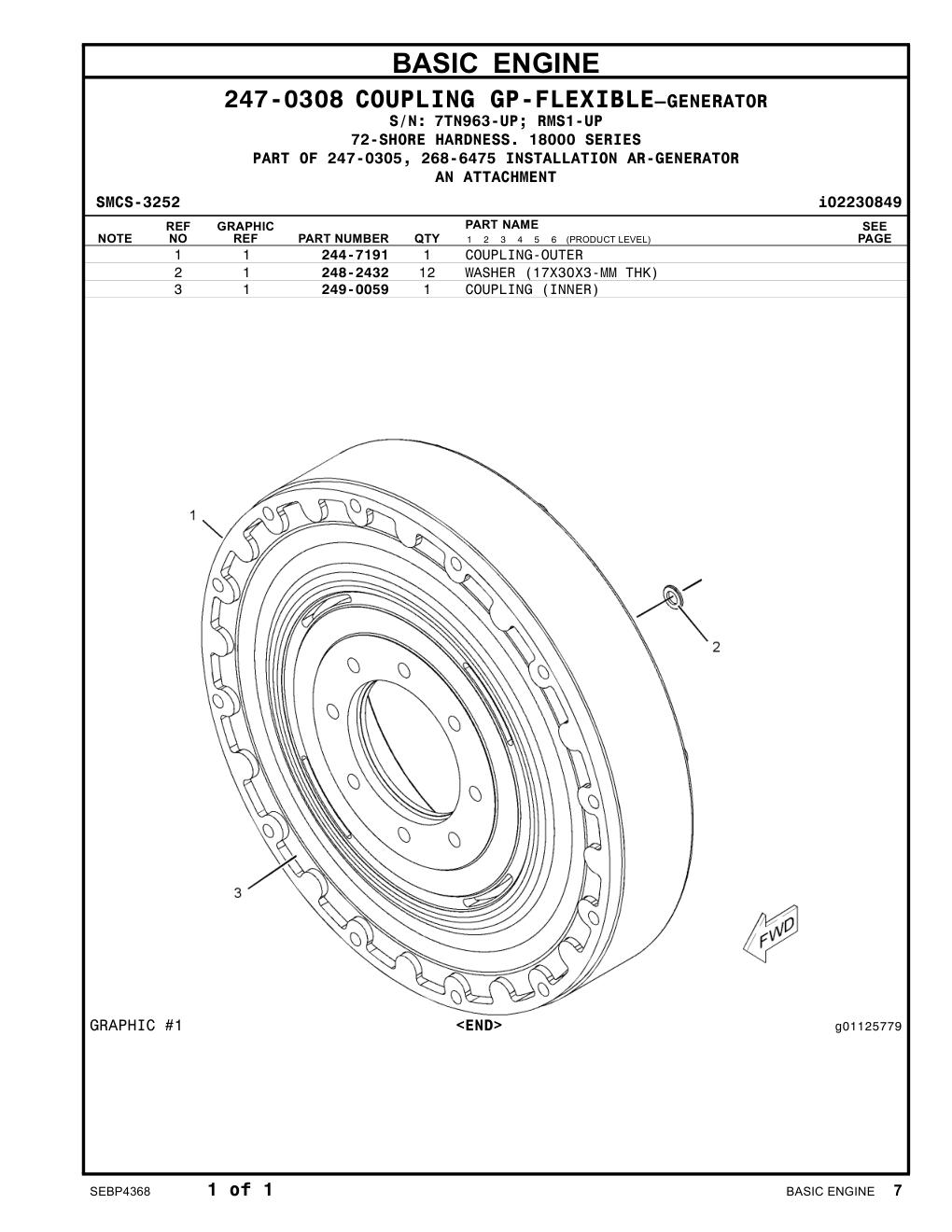 244-7191 - COUPLING-OUTER