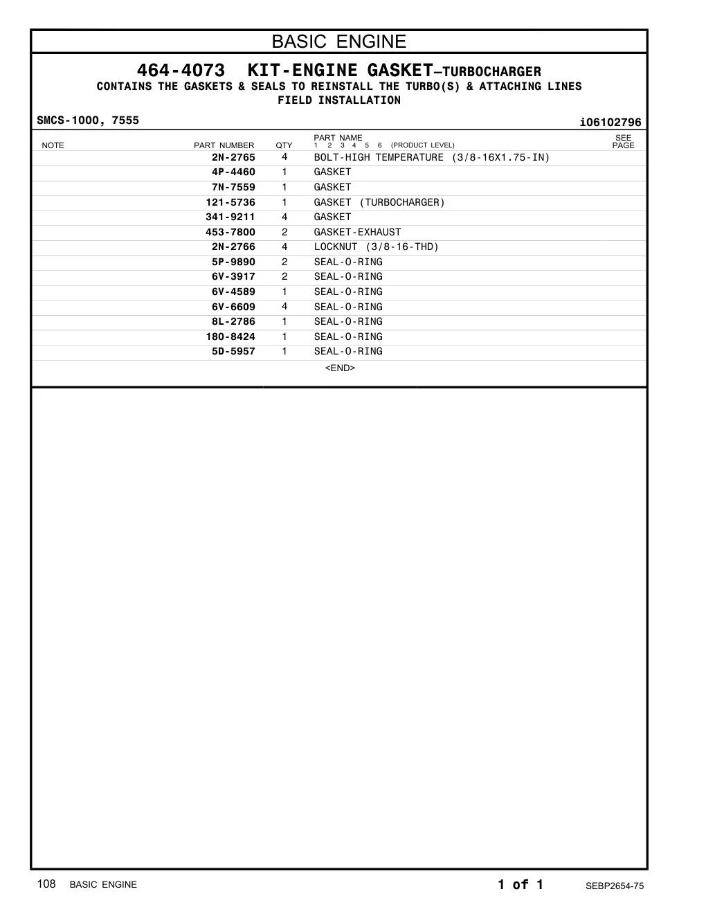 453-7800 - GASKET-EXHAUST