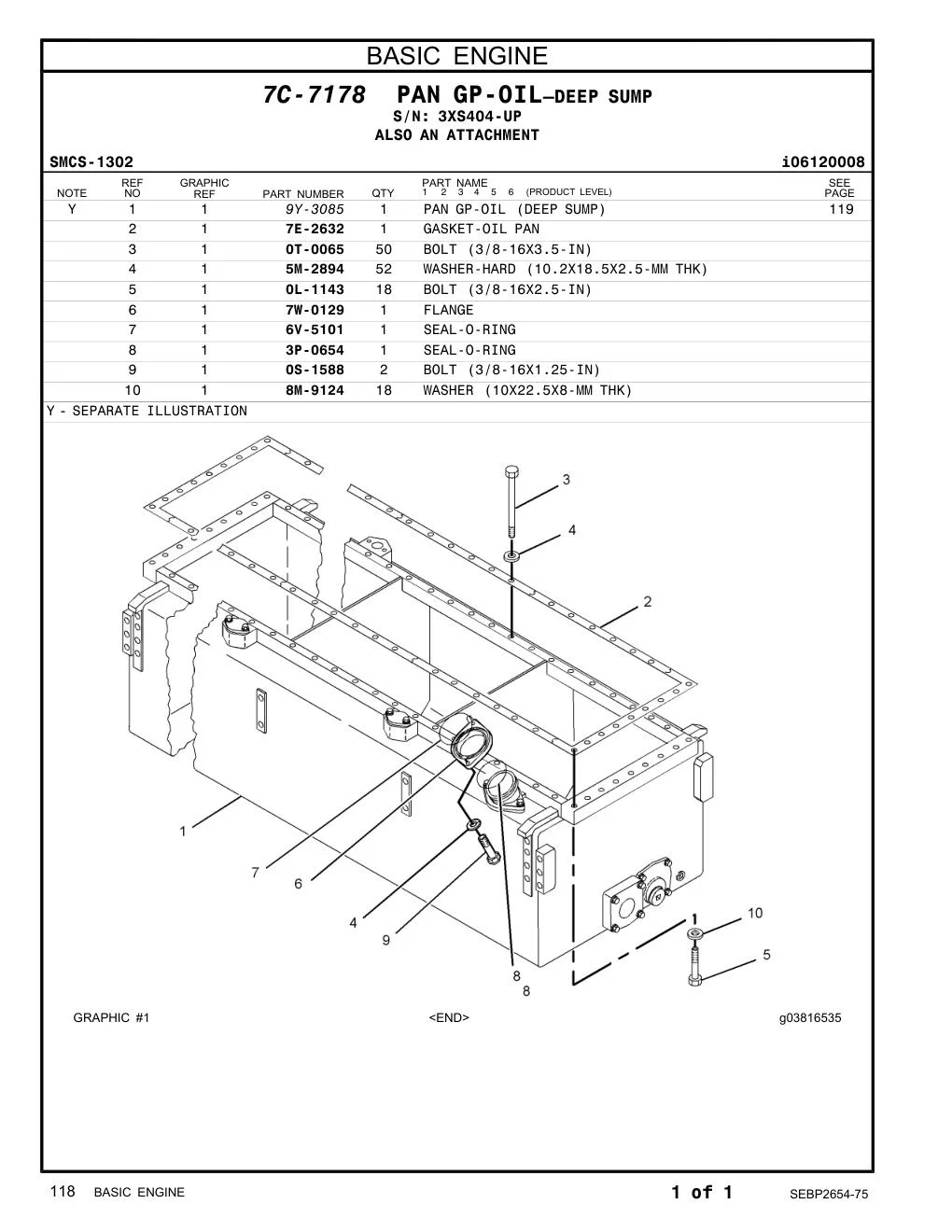 0T-0065 - BOLT (3/8-16X3.5-IN)