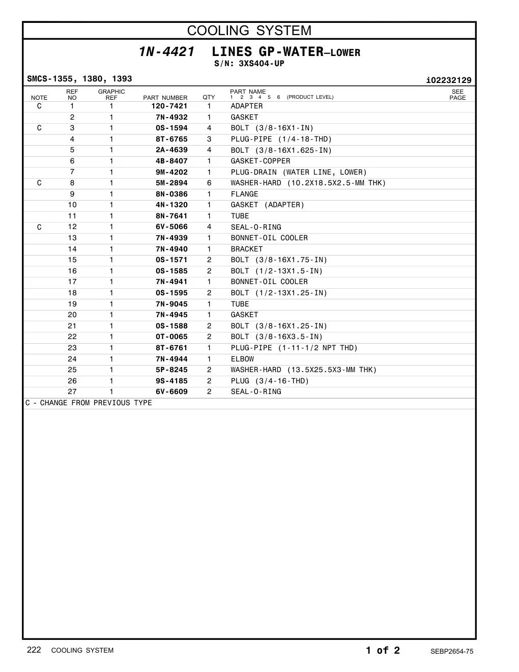 120-7421 - ADAPTER