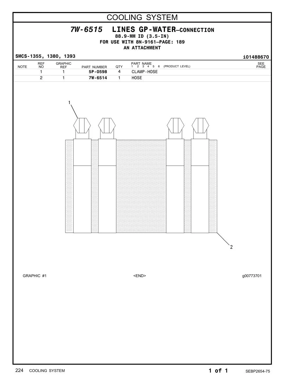 7W-6514 - HOSE