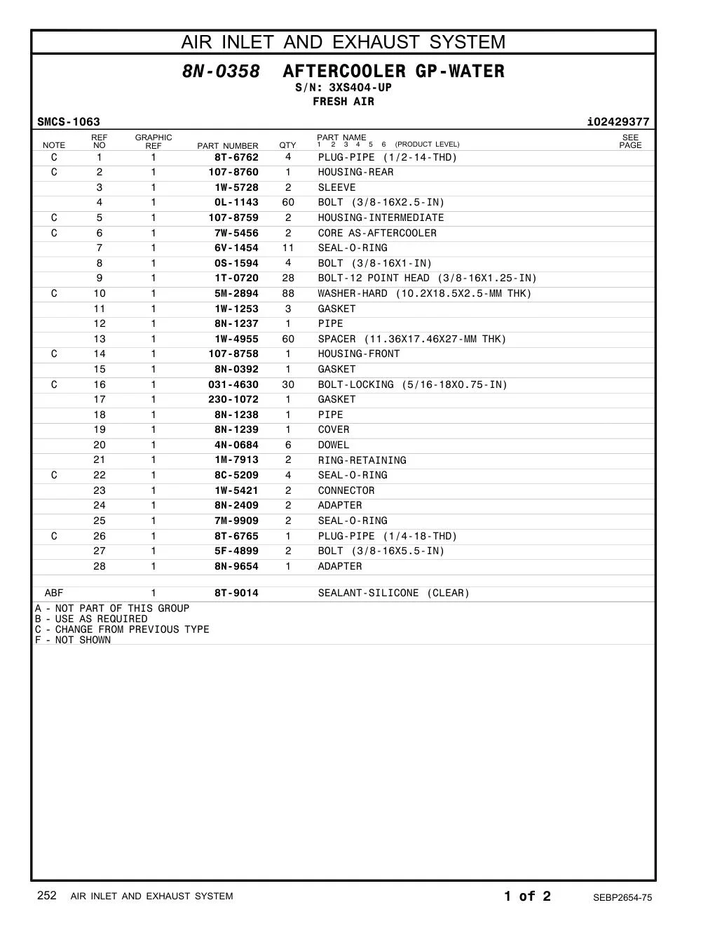 031-4630 - BOLT-LOCKING (5/16-18X0.75-IN)
