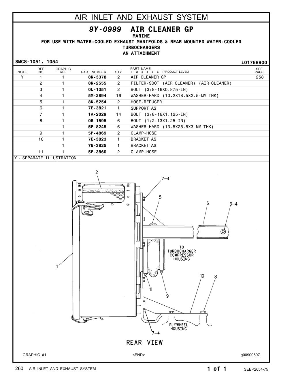 7E-3825 BRACKET AS CAT parts manual diagram