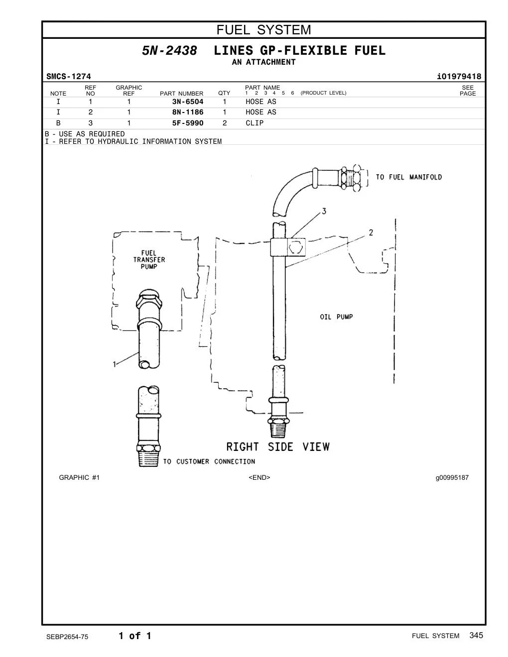 8N-1186 - HOSE AS