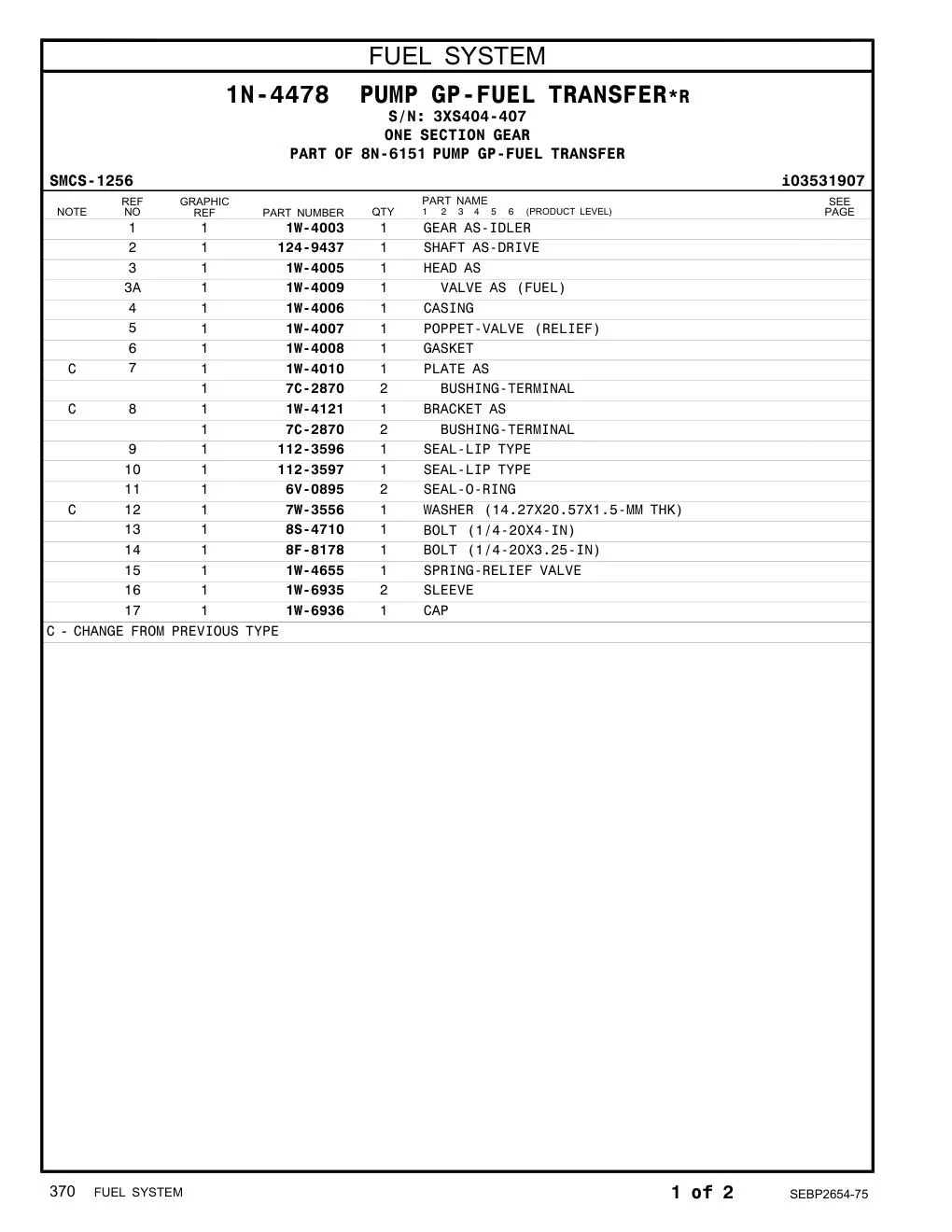 112-3596 - SEAL-LIP TYPE