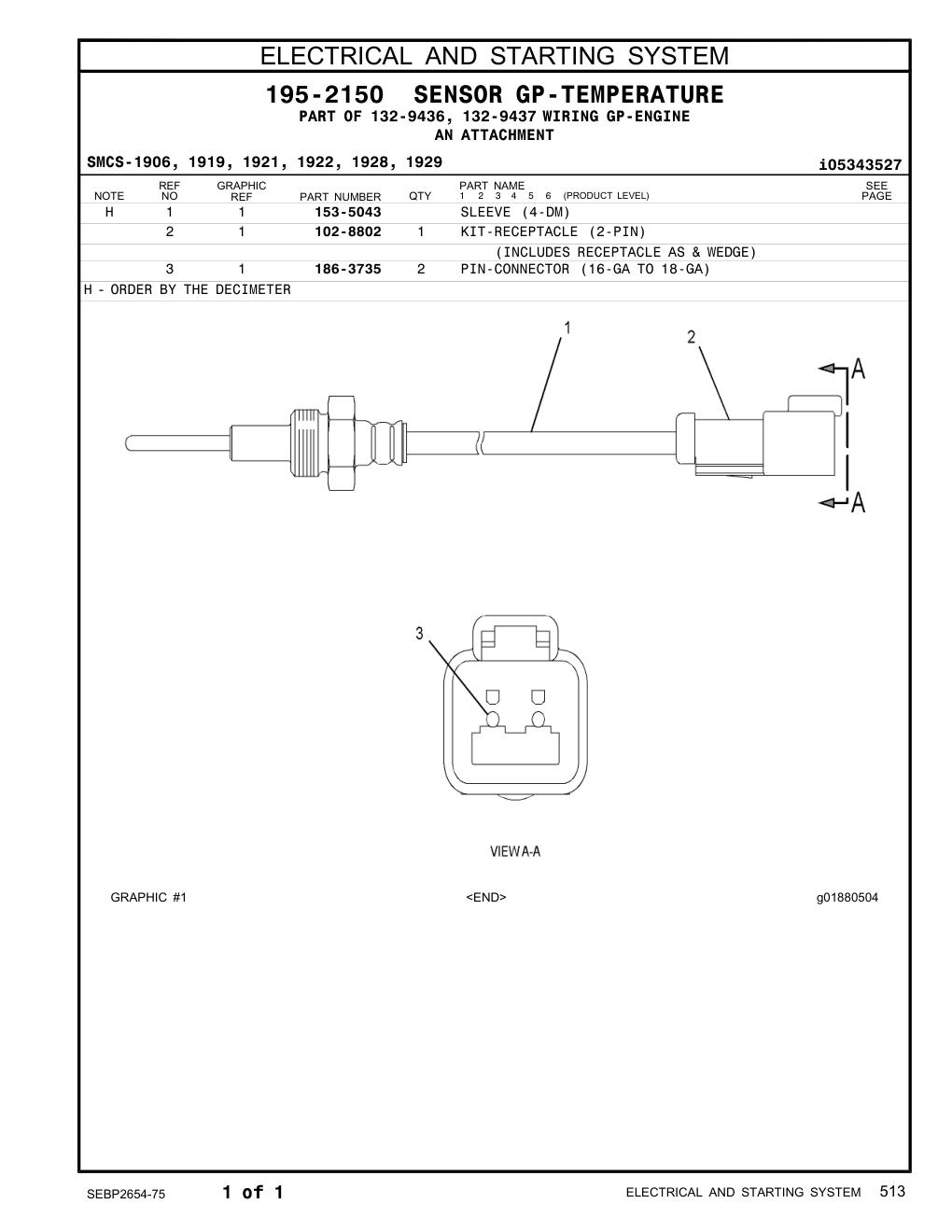 186-3735 - PIN-CONNECTOR (16-GA TO 18-GA)