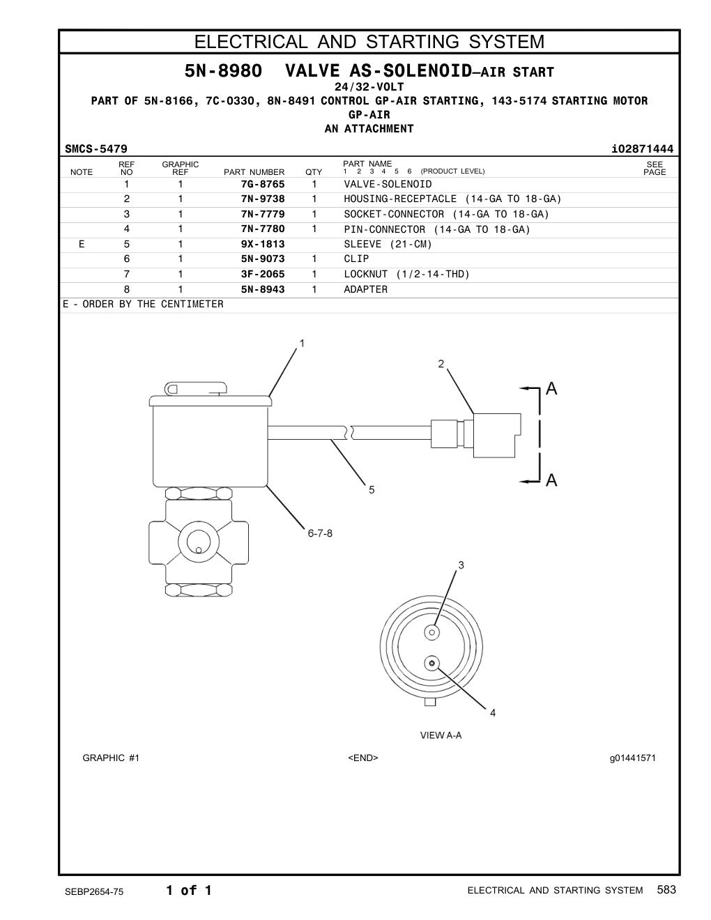 7G-8765 - VALVE-SOLENOID