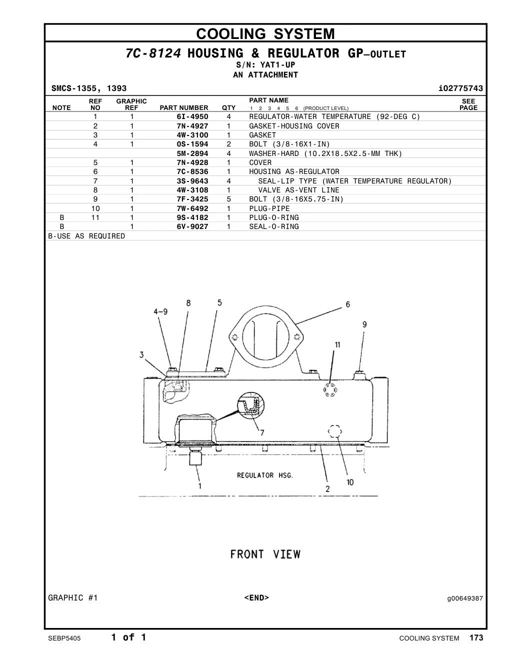 6V-9027 - SEAL-O-RING