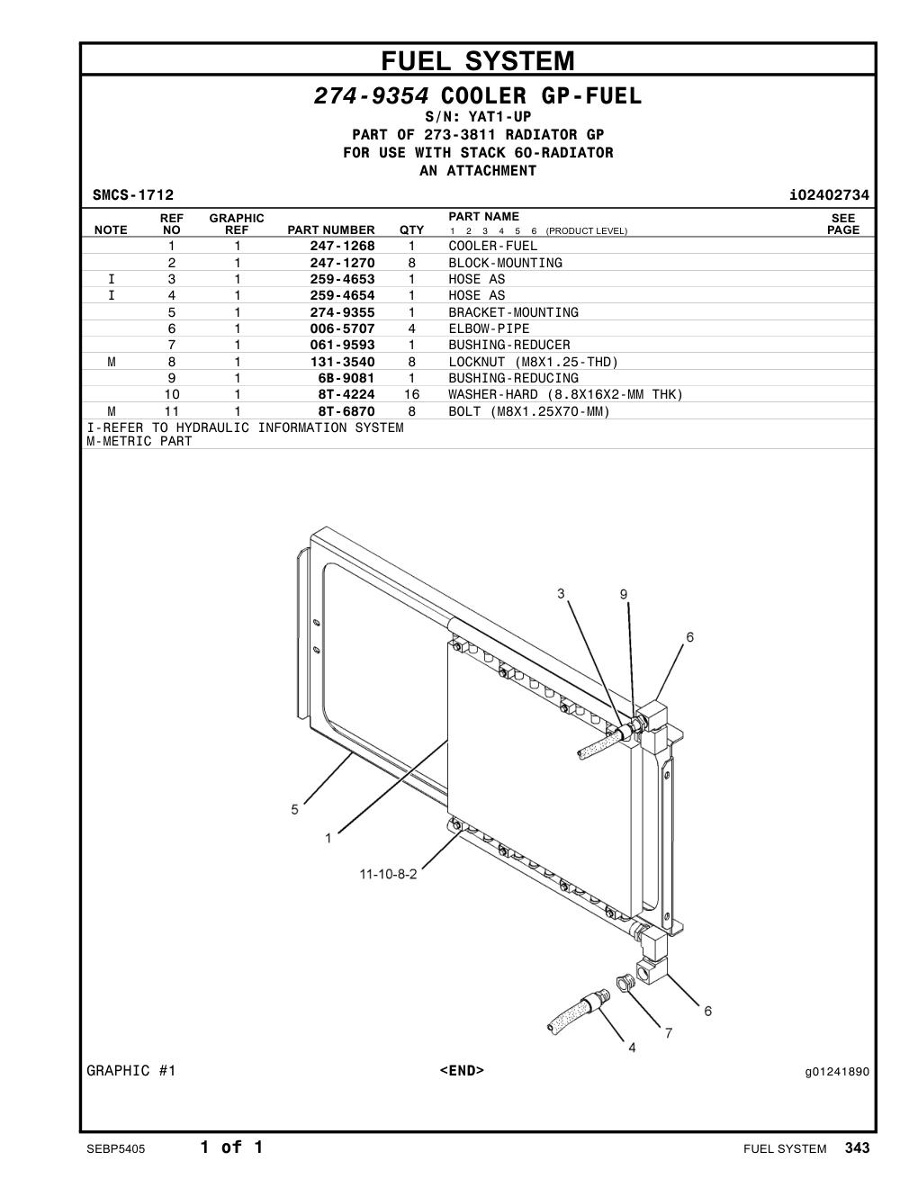 274-9355 - BRACKET-MOUNTING