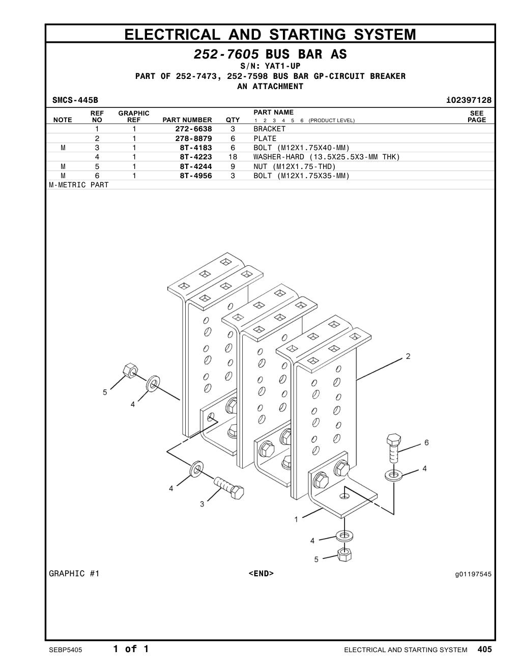 278-8879 PLATE · S/N YAT1-UP CAT parts manual diagram
