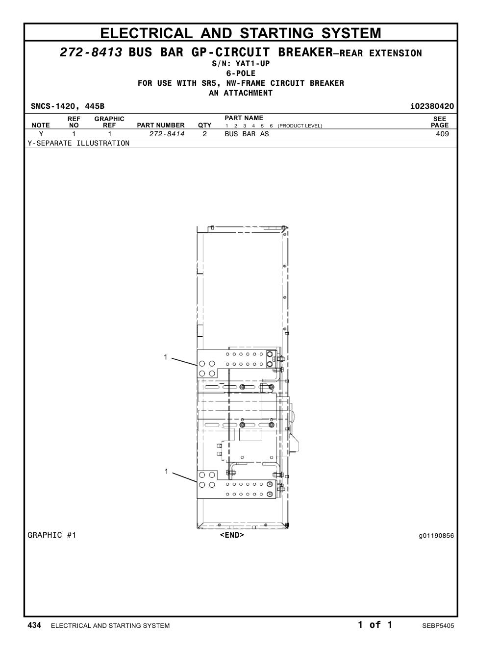 272-8414 - BUS BAR AS