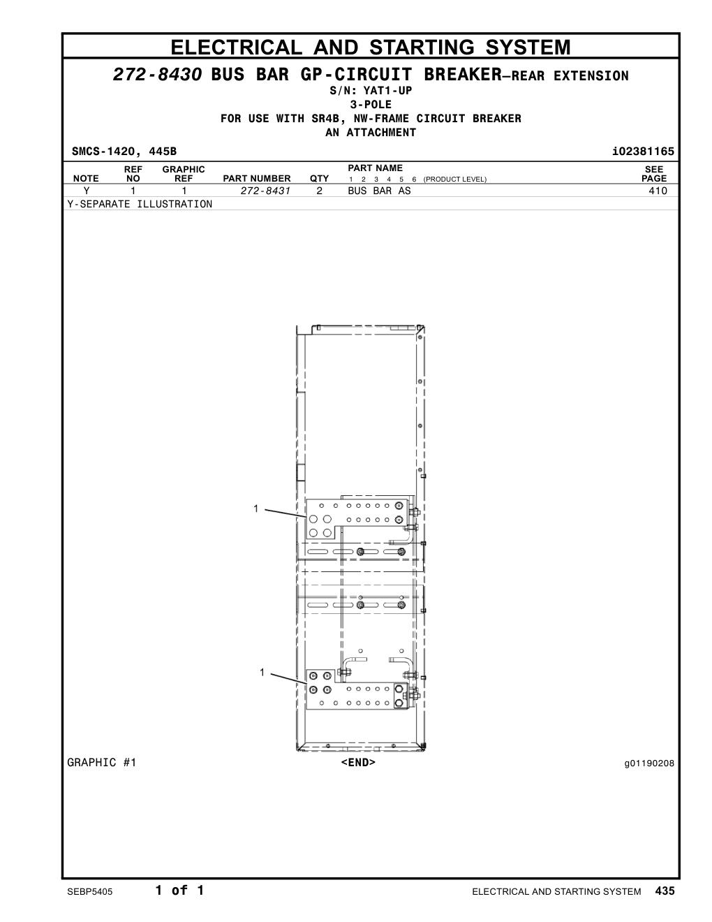 272-8431 - BUS BAR AS