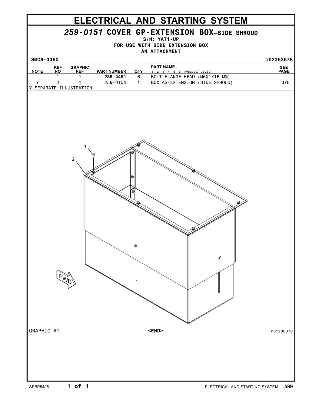 259-0150 - BOX AS-EXTENSION (SIDE SHROUD)