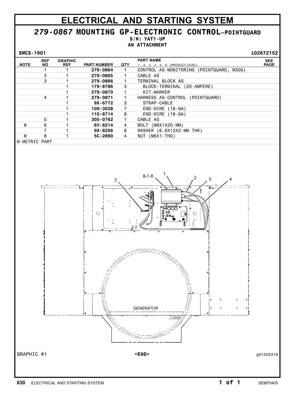 6V-8214 - BOLT (M6X1X20-MM)