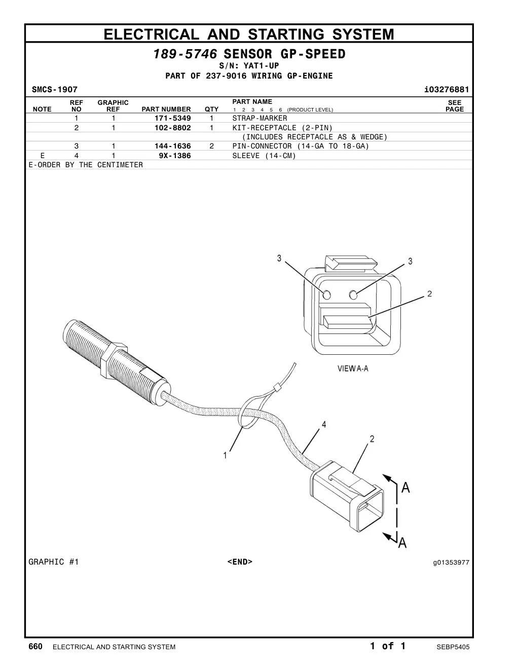 9X-1386 - SLEEVE (14-CM)