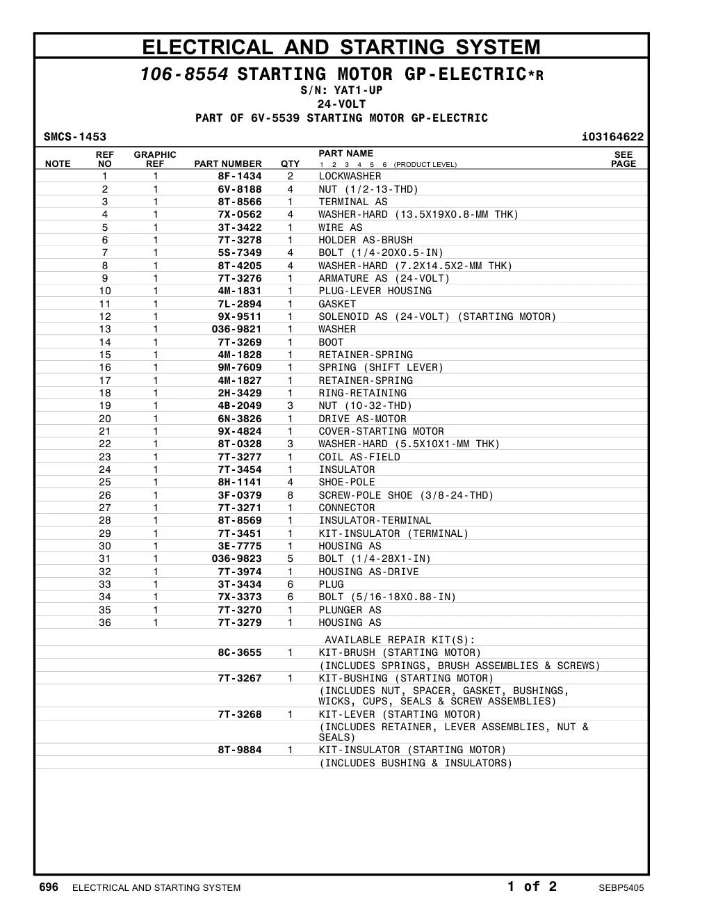9X-4824 - COVER-STARTING MOTOR