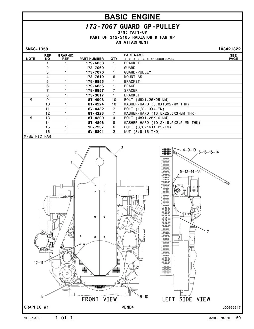 8T-4908 - BOLT (M8X1.25X25-MM)