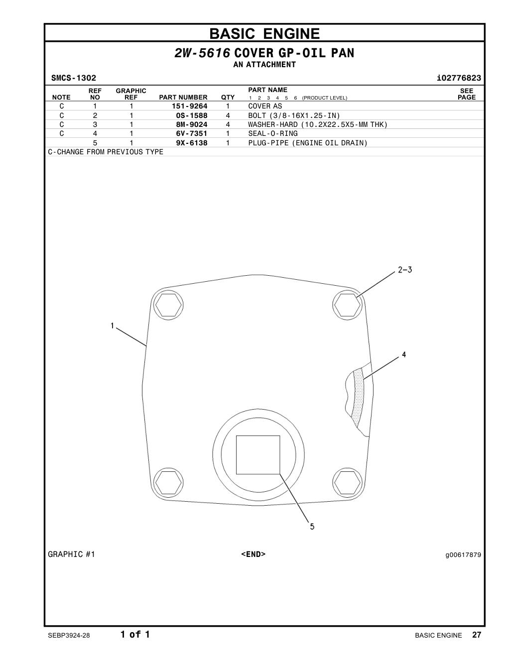 9X-6138 - PLUG-PIPE