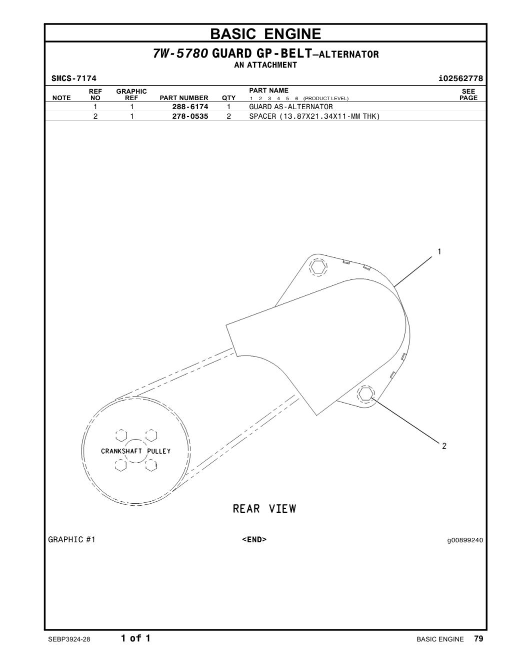 278-0535 - SPACER(13.87X21.34X11-MMTHK)