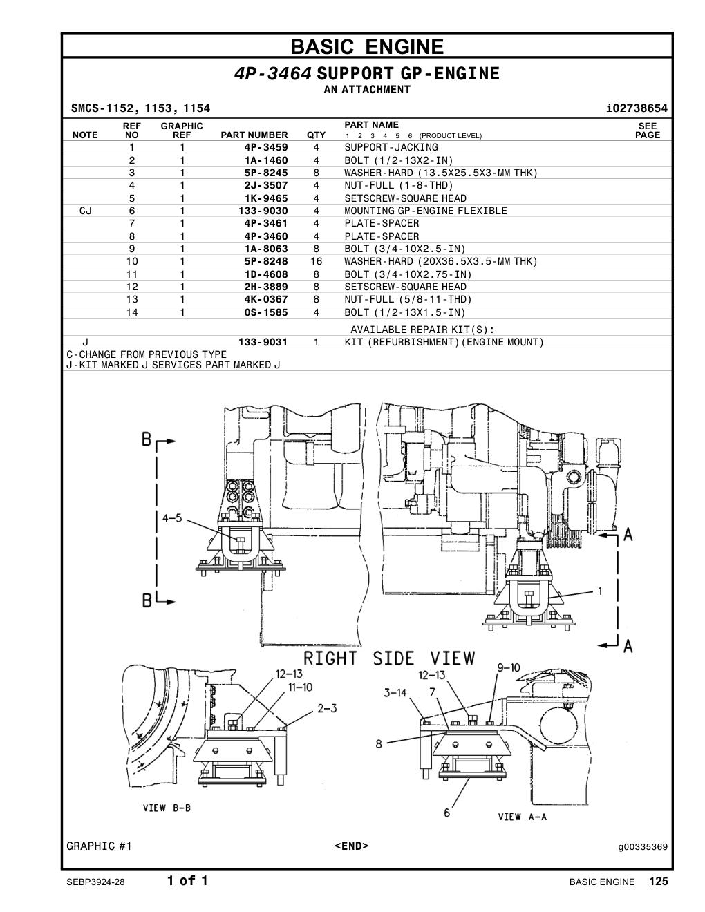1K-9465 SETSCREW-SQUAREHEAD CAT parts manual diagram