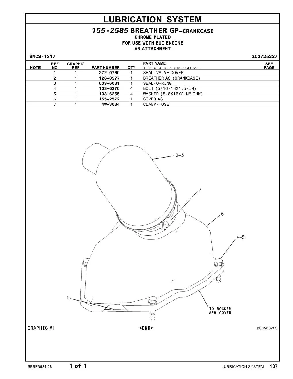 126-0577 - BREATHER AS (CRANKCASE)