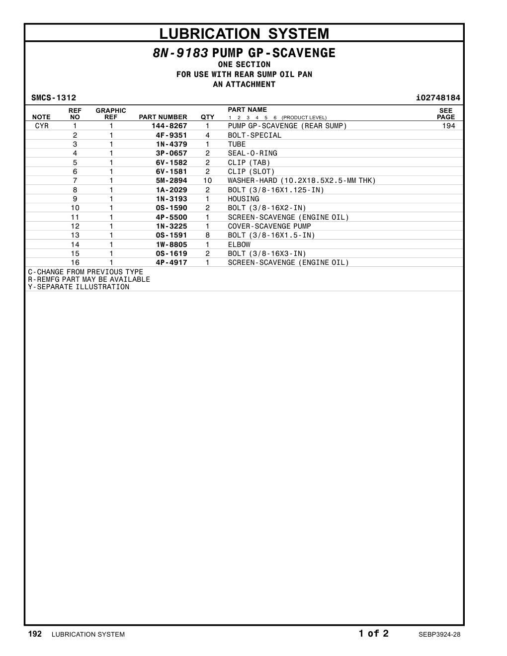 1N-4379 TUBE CAT parts manual diagram