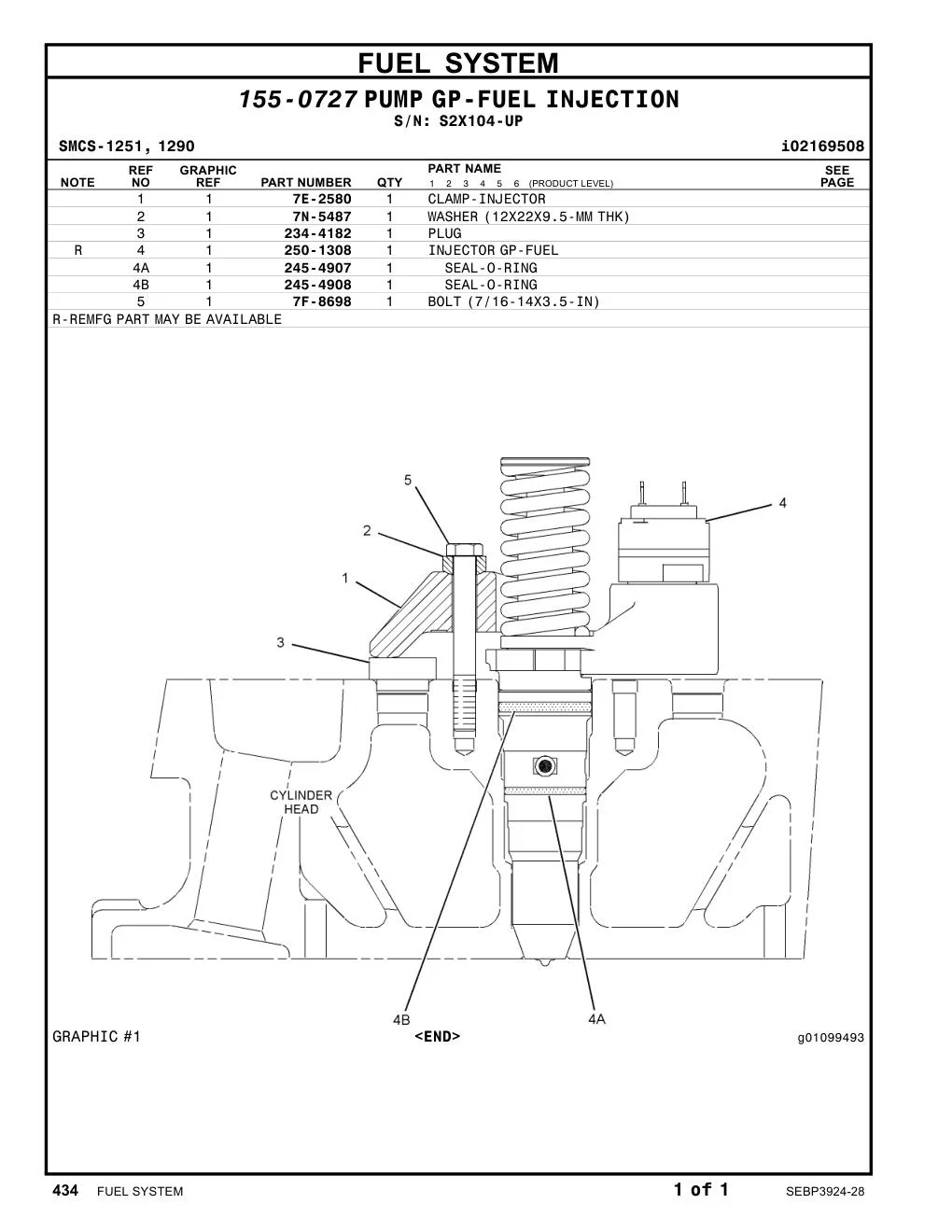 250-1308 - INJECTOR GP-FUEL