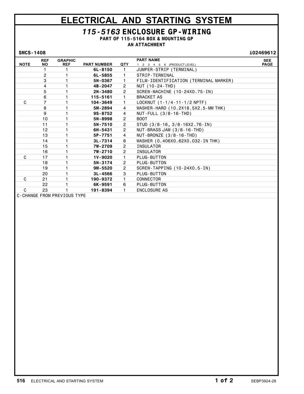 191-8394 - ENCLOSURE AS