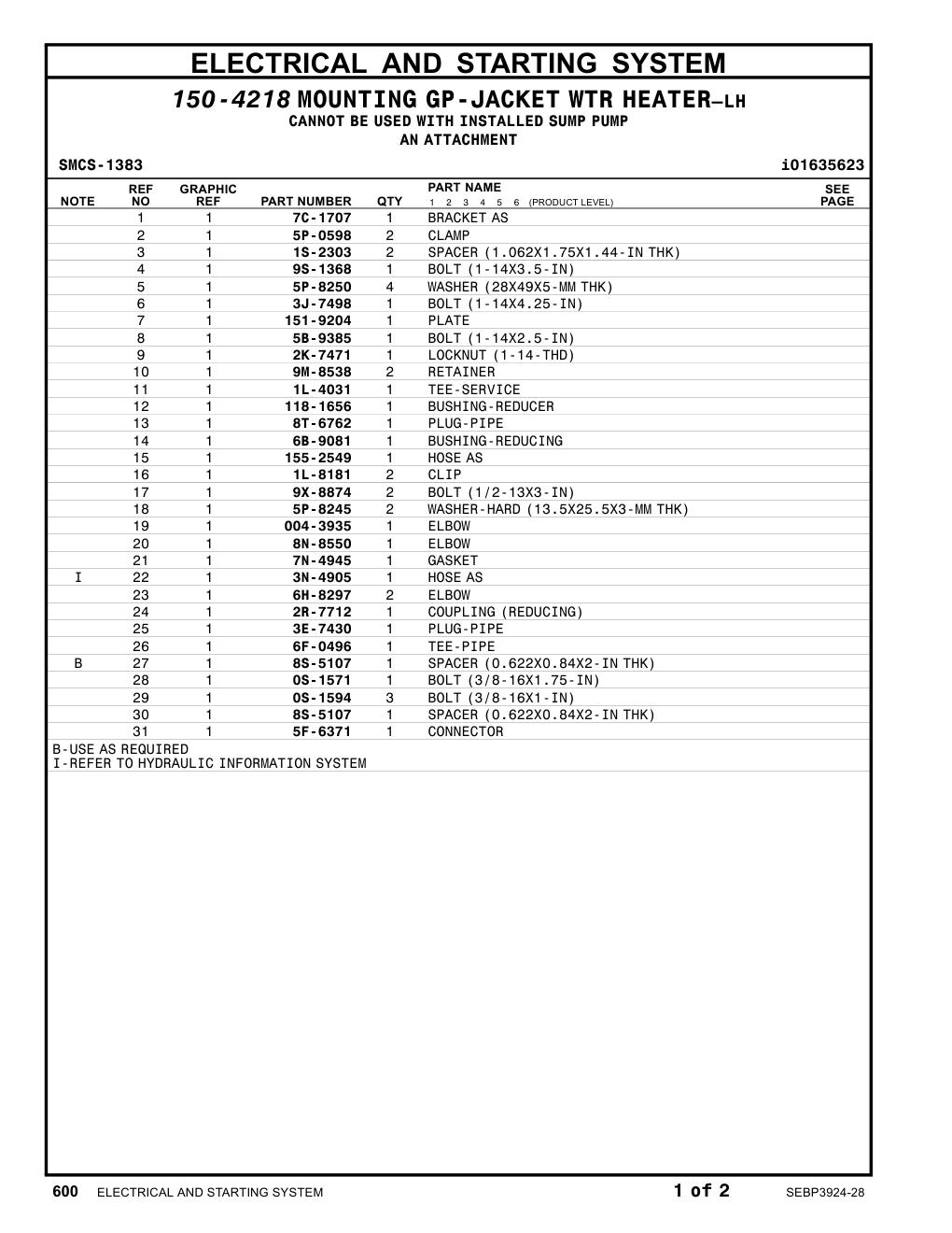 155-2549 HOSEAS CAT parts manual diagram