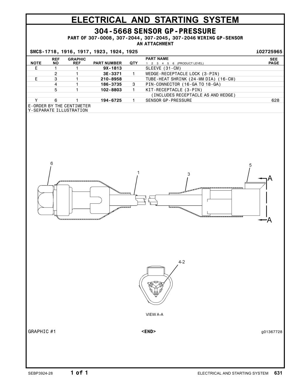 194-6725 - SENSOR GP