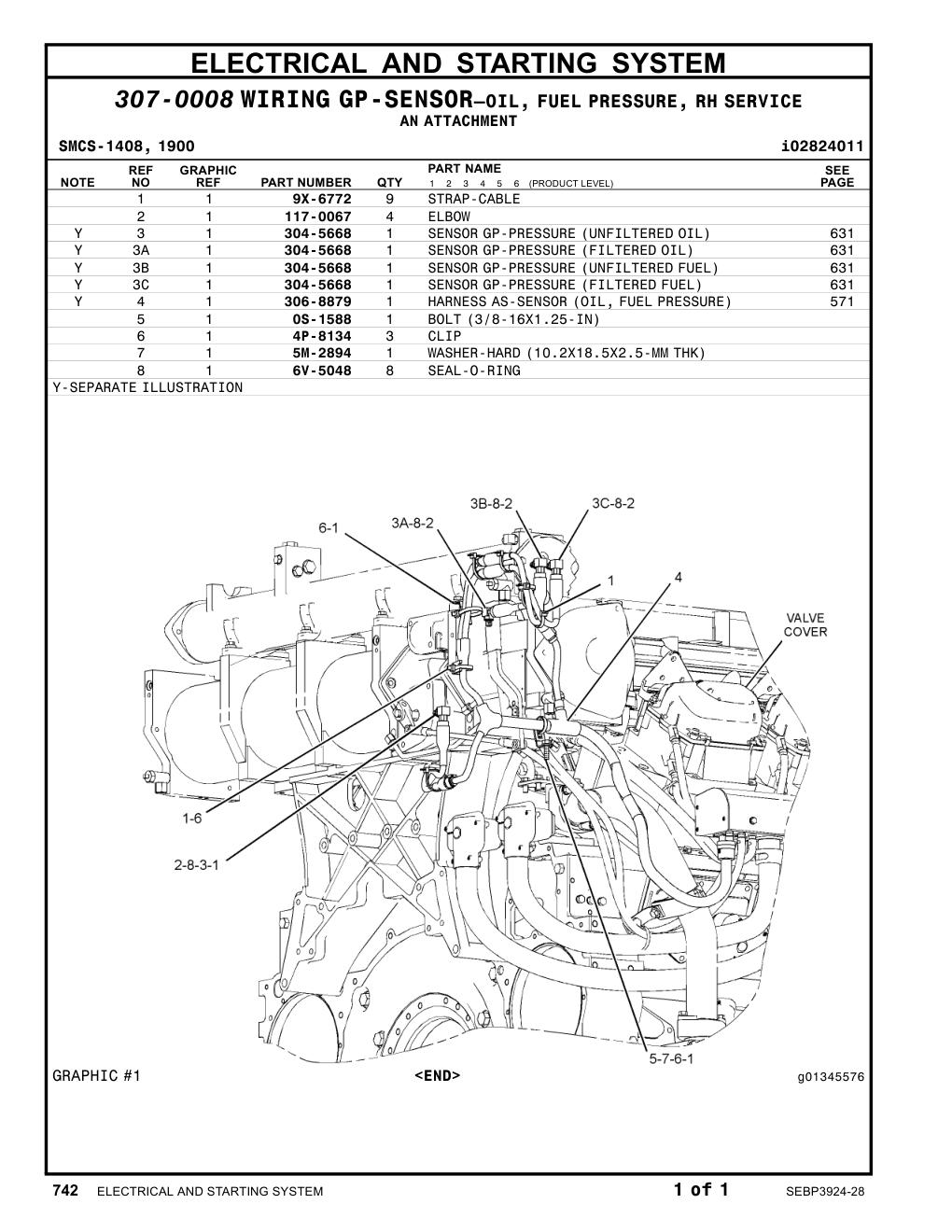 306-8879 - HARNESS AS-SENSOR