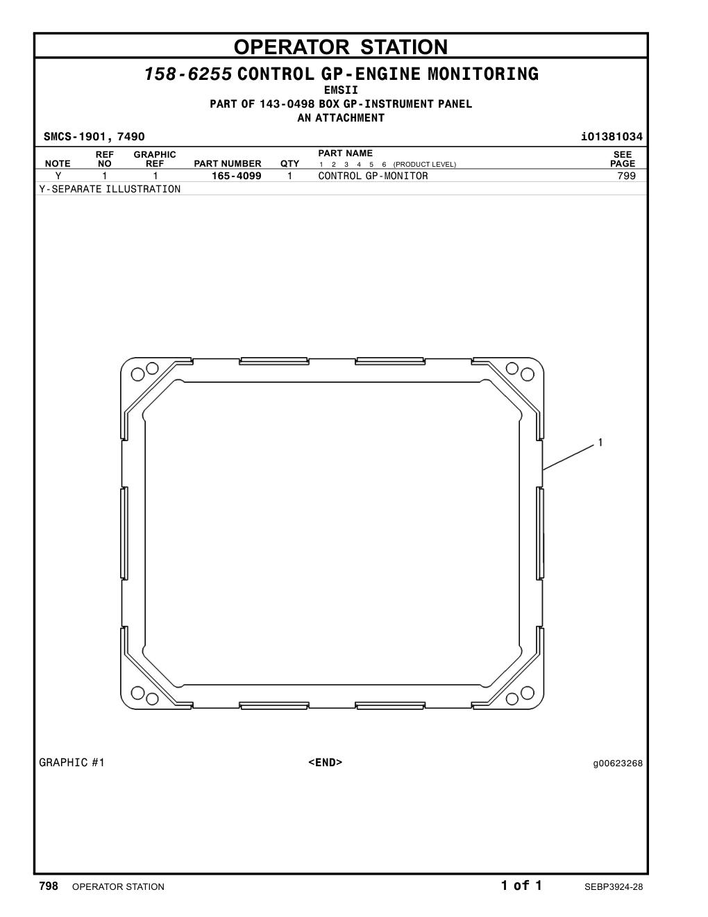 165-4099 - CONTROL GP-MONITOR