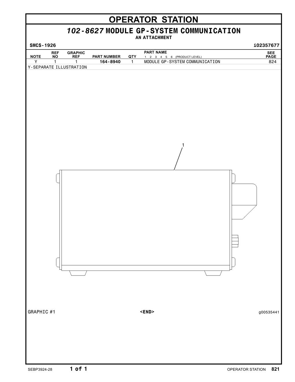 164-8940 - MODULEGP-SYSTEMCOMMUNICATION