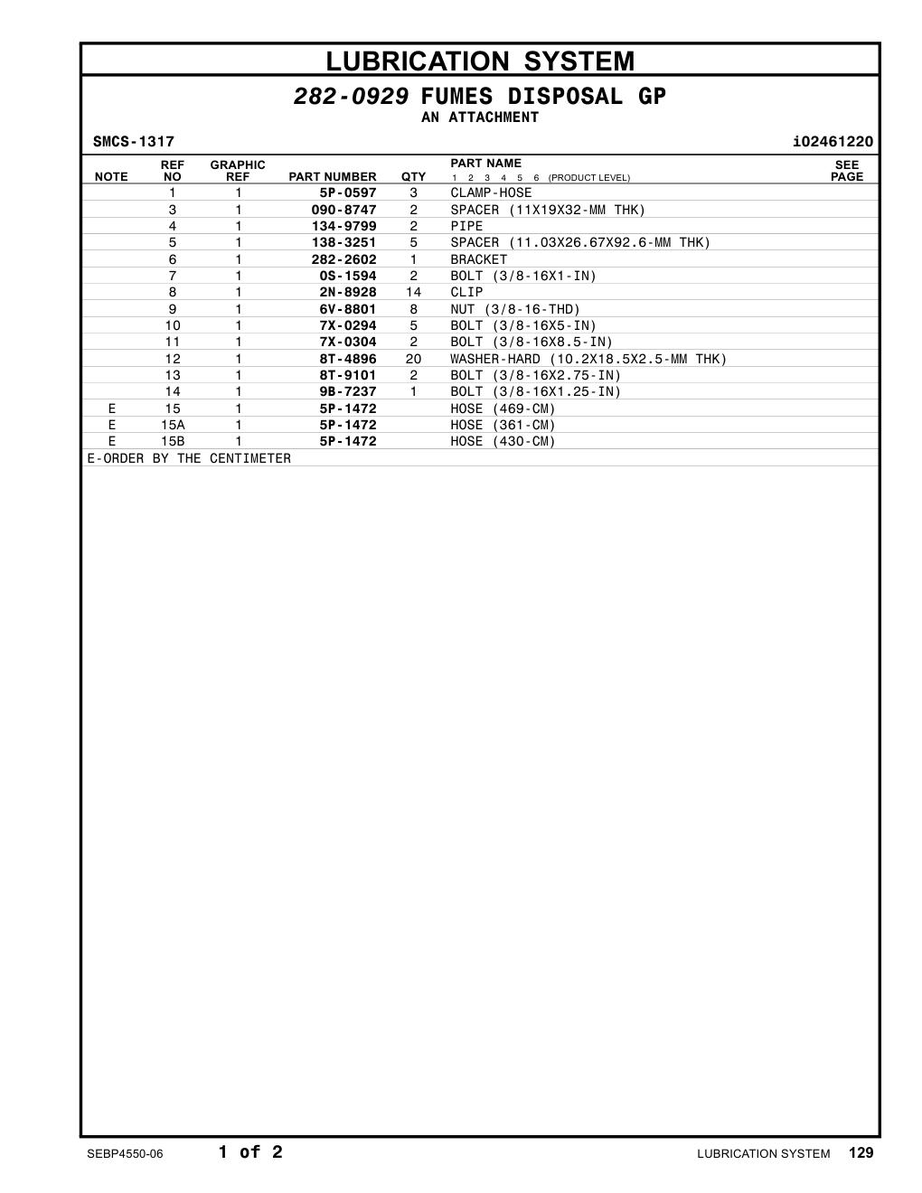 138-3251 SPACER (11.03X26.67X92.6-MM THK) CAT parts manual diagram